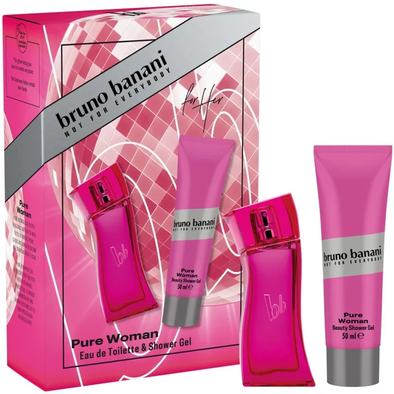 Pure Woman Gift Set Edt 30 Ml And Beauty showergel 50 Ml by Bruno Banani – product photo