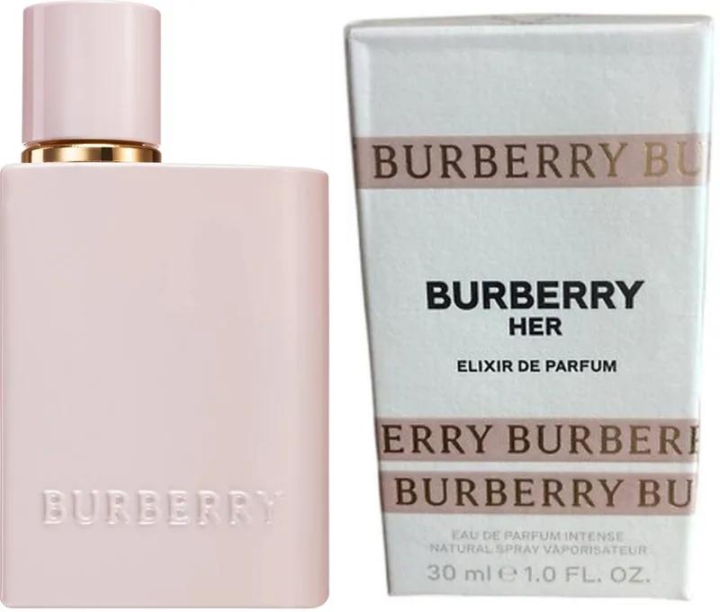 Eau de Parfum Her Elixir Intense EDP Damen Spray, Fruchtig-süßer Duft mit Erdbeere, Jasmin, Sandelholz und Vanille von Burberry – Produktfoto 2 von 2