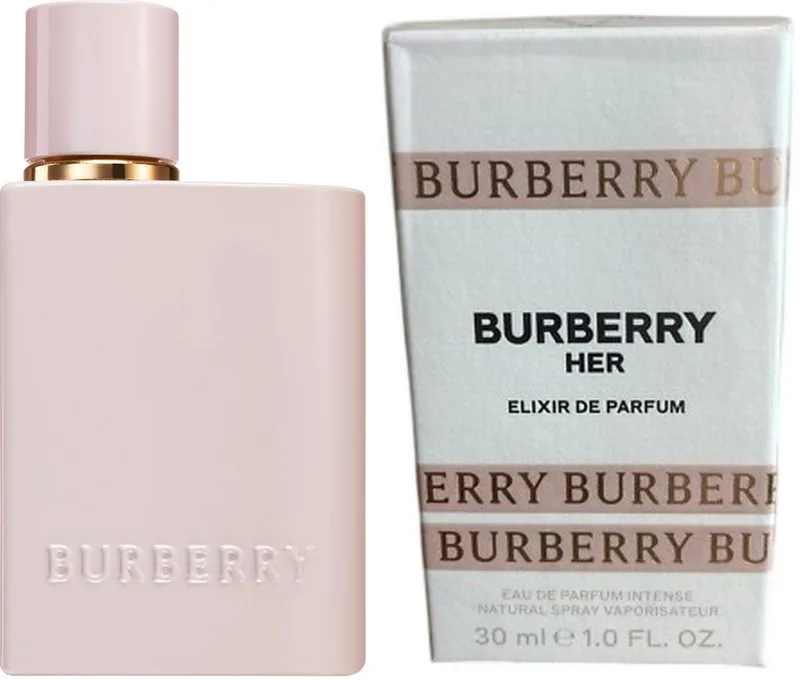 Eau de Parfum Her Elixir Intense EDP Damen Spray, Fruchtig-süßer Duft mit Erdbeere, Jasmin, Sandelholz und Vanille von Burberry – Produktfoto 1 von 2