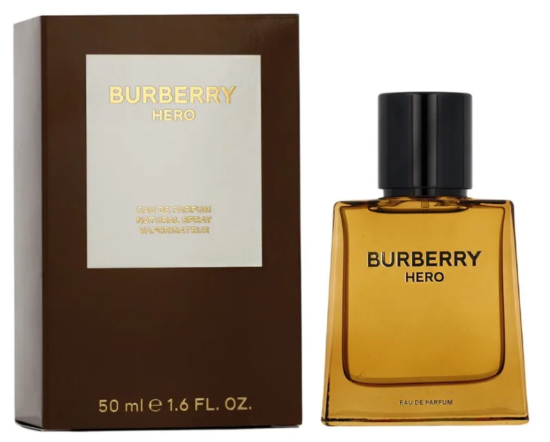 Eau de Parfum Hero EDP Herren Spray, Holzig-ambrierter Duft mit Zedernholz, Wacholder und Pfeffer von Burberry – Produktfoto 2 von 2