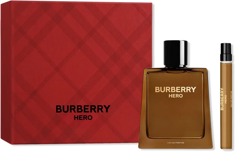 Hero Giftset - 100 ml eau de parfum spray + 10 ml eau de parfum tasspray - cadeauset voor heren fra Burberry – produktbillede