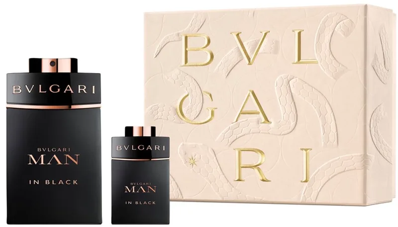 Man in Black 100ml Edp + 15ml Edp Spray Geschenkset fra Bvlgari – produktbillede