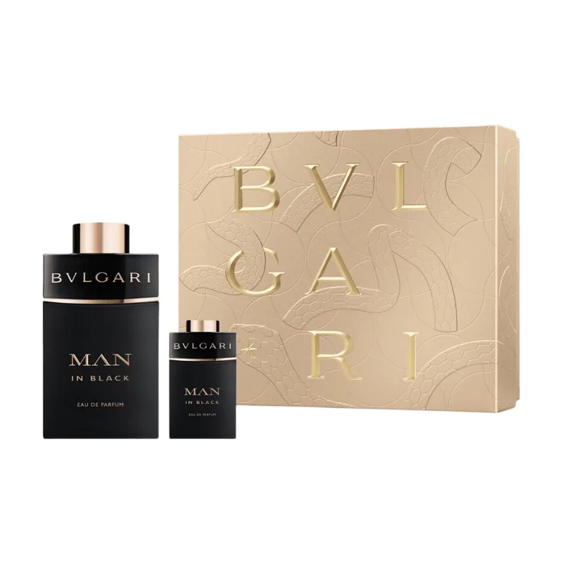 Man In Black Duft-Geschenkset für Herren - EDP 100 ml + EDP 15 ml (2025 Edition) von Bvlgari – Produktfoto