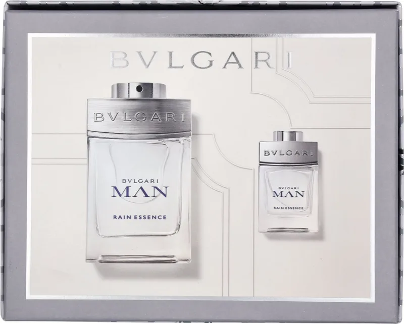 Man Rain Essence Giftset 100ml EDP Spray / 15ml EDP von Bvlgari – Produktfoto