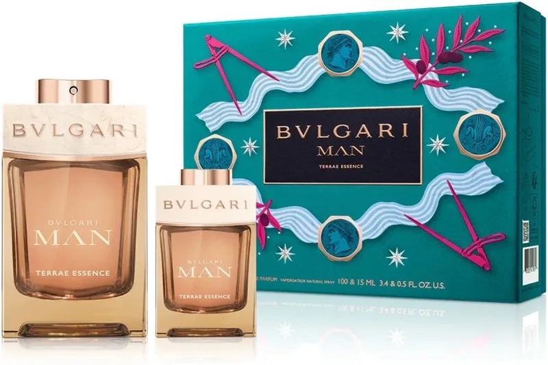 Man Terrae essence Eau De parfum 100 ml + 15ml Eau De Parfum Geschenkset by Bvlgari – product photo