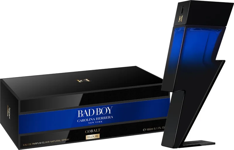 Bad Boy Cobalt Elixir - eau de parfum spray - herenparfum fra Carolina Herrera i 150 ml – produktbillede