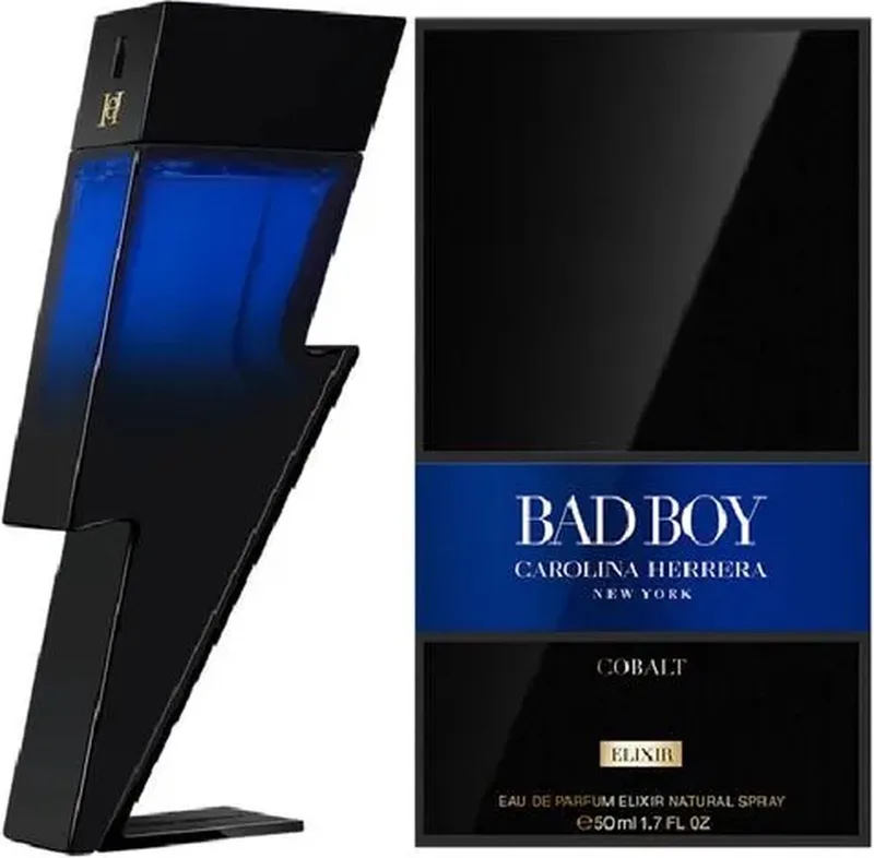 Bad Boy Cobalt Elixir - eau de parfum spray - herenparfum von Carolina Herrera in 50 ml – Produktfoto