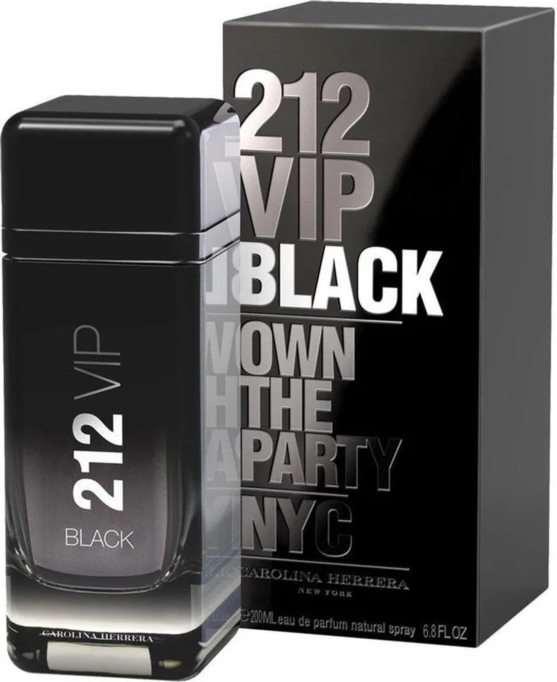 Carolina Herrera 212 Vip Black - Eau De Parfum van Carolina Herrera in 200 ml – productfoto