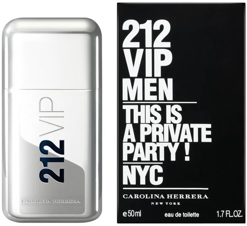 Carolina Herrera 212 VIP Men Edt Spray fra Carolina Herrera i 50 ml – produktbillede