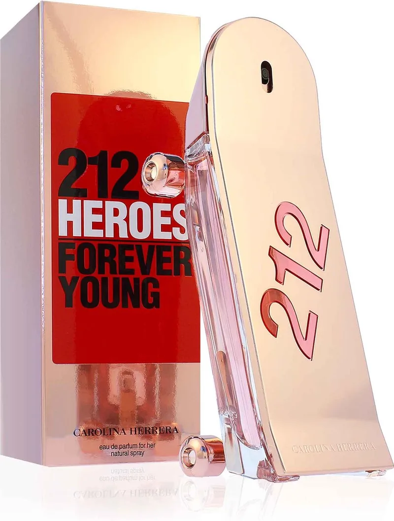 Damesparfum Carolina Herrera 212 Heroes Voor Haar EDP de Carolina Herrera en 50 ml – photo du produit