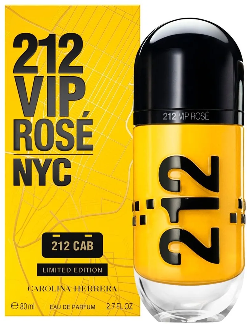 Damesparfum Carolina Herrera 212 VIP ROSÉ 212 CAB Limited Edition EDP fra Carolina Herrera i 80 ml – produktbillede