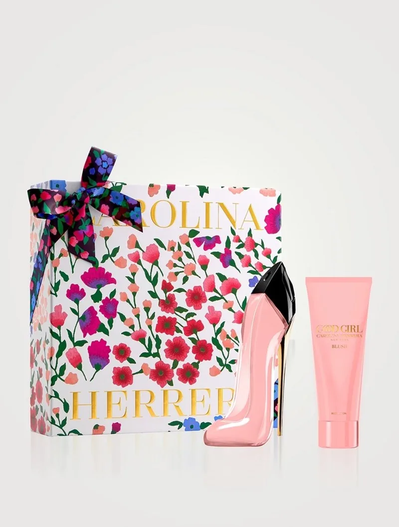 Good Girl Blush Gift Set - Eau de parfum 80ml + Body Lotion 100 ml von Carolina Herrera – Produktfoto