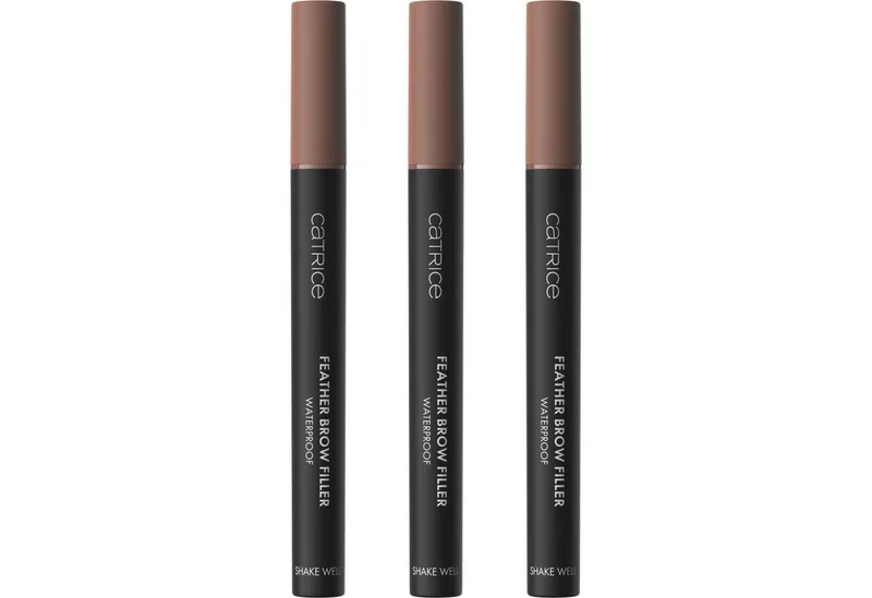 Augenbrauen-Stift Feather Brow Filler Waterproof, 3-tlg. von Catrice in Braun – Produktfoto 1 von 5