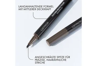 Augenbrauen-Stift Feather Brow Filler Waterproof, 3-tlg. de Catrice en Marron – photo du produit 5 sur 5