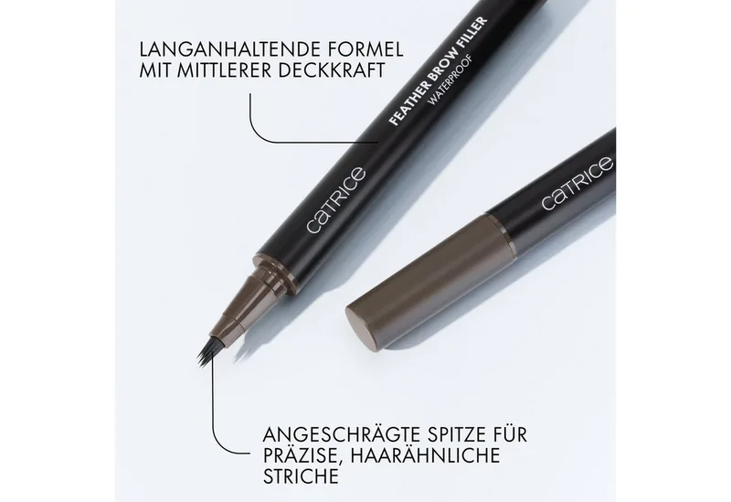 Augenbrauen-Stift Feather Brow Filler Waterproof, 3-tlg. de Catrice en Marron – photo du produit 5 sur 5