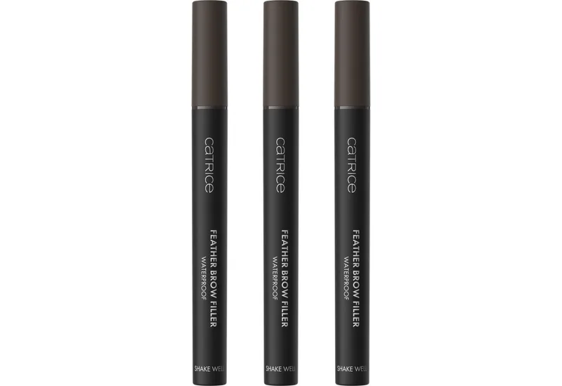 Augenbrauen-Stift Feather Brow Filler Waterproof, 3-tlg. fra Catrice i Sort – produktbillede 1 af 5