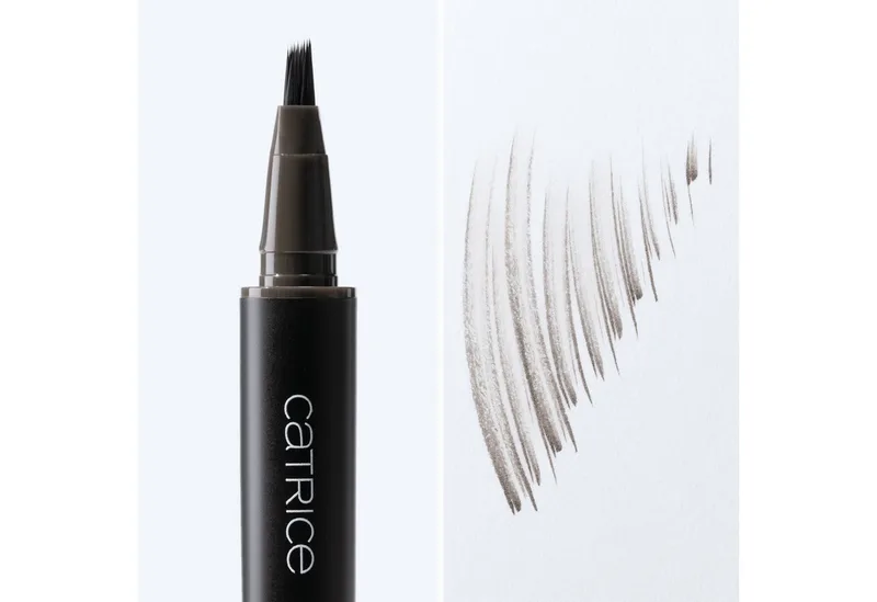 Augenbrauen-Stift Feather Brow Filler Waterproof, 3-tlg. fra Catrice i Sort – produktbillede 5 af 5