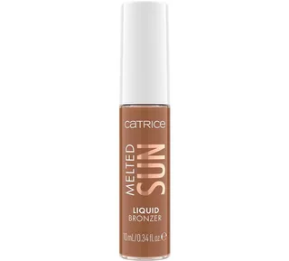 Bronzer-Puder MELTED SUN LIQUID BRONZER, 3-tlg., cremige Textur, matt, aufbaubare Deckkraft, leicht verblendbar. de Catrice en Marron – photo du produit 3 sur 5