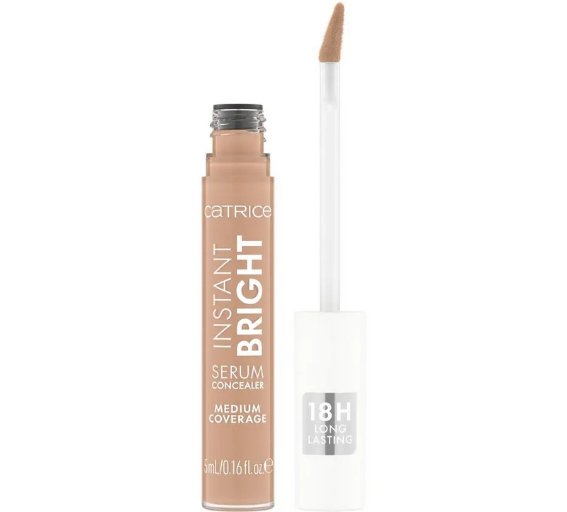 Concealer INSTANT BRIGHT SERUM CONCEALER, 3-tlg., Langhaltend, mittlere Deckkraft, leichte Textur, spendet Feuchtigkeit. fra Catrice i Beige – produktbillede 2 af 5