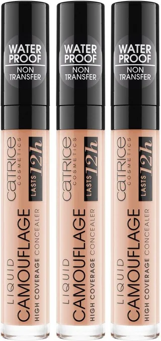 Concealer LIQUID CAMOUFLAGE HIGH COVERAGE CONCEALER, 3er Pack, mit optimaler Deckkraft by Catrice in Beige – product photo 1 of 4