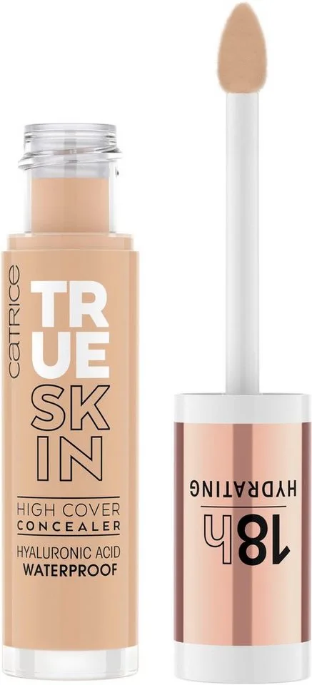 Concealer TRUE SKIN HIGH COVER CONCEALER, 3-tlg., mit mattem Finish und hoher Deckkraft ohne Maskeneffekt van Catrice in Beige – productfoto 3 van 4