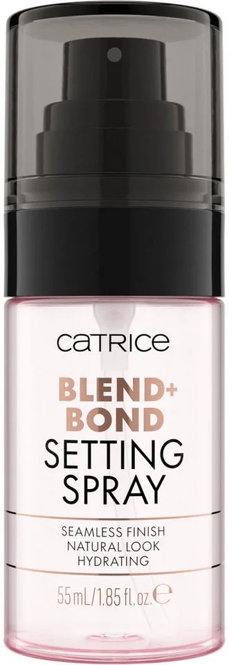 Fixierspray BLEND + BOND SETTING SPRAY, 3-tlg., Multitalent für perfektes Verblenden und Fixieren fra Catrice i Hvid – produktbillede 3 af 4