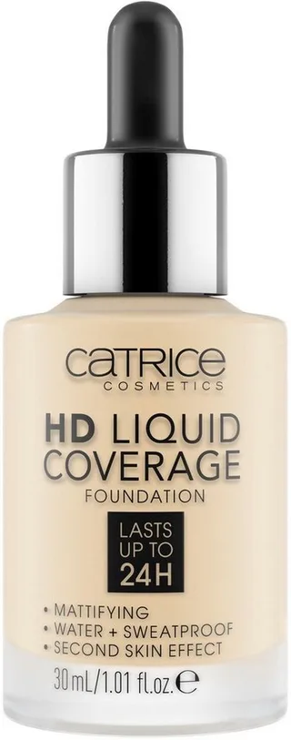 Foundation HD LIQUID COVERAGE FOUNDATION, mit leichter Textur by Catrice in Beige, Brown – product photo 1 of 2