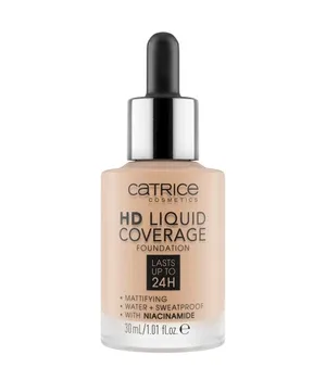 HD Liquid Coverage Vloeibare foundation by Catrice in Nude, 30 ml – product photo