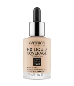 HD Liquid Coverage Vloeibare foundation van Catrice in Nude, 30 ml – productfoto