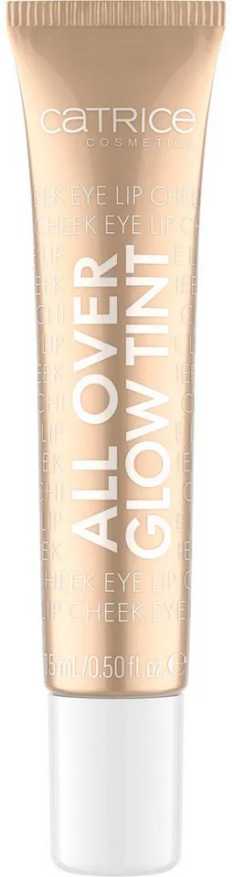 Highlighter All Over Glow Tint, 3-tlg., mit Schimmereffekt fra Catrice i Guld – produktbillede 3 af 5
