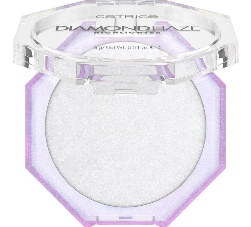 Highlighter Diamond Haze Highlighter, 3-tlg., Mit 3D-Glitzerpartikel, leicht auftragbar, für alle Hauttöne geeignet. van Catrice in Wit – productfoto 3 van 5