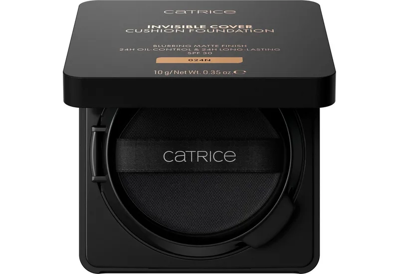 Invisible Cover Cushion Foundation Cushion foundation de Catrice en Lichtbruin, 10 g – photo du produit 2 sur 5