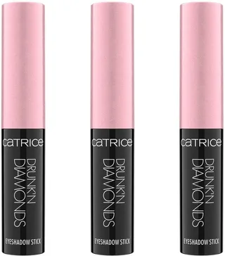Lidschatten Drunk'n Diamonds Eyeshadow Stick, 3-tlg., Stick-Format für schnellen und unkomplizierten Einsatz fra Catrice i Lilla – produktbillede 1 af 4