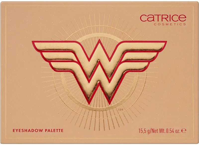 Lidschatten-Palette Wonder Woman Eyeshadow Palette, Hochpigmentiert mit matten, schimmernden und metallischen Texturen. by Catrice in Gold – product photo 2 of 4