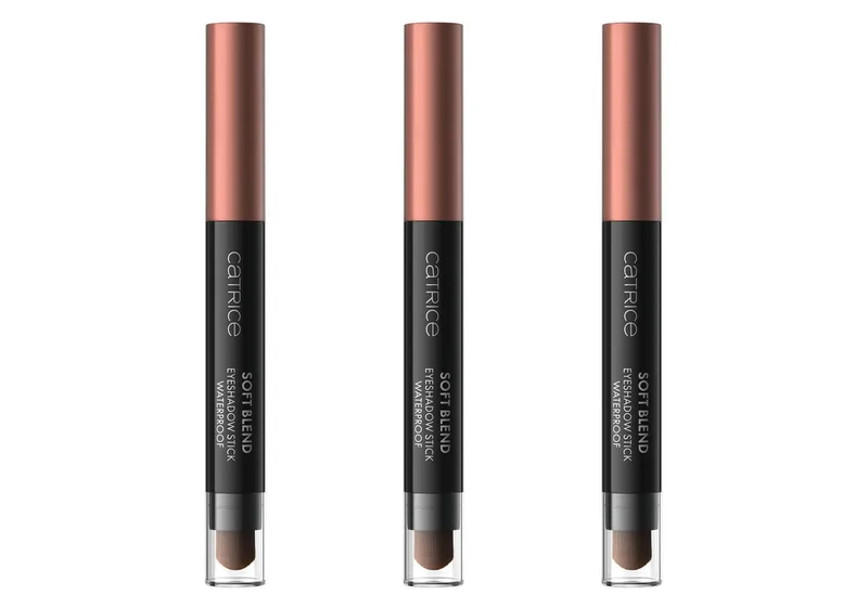 Lidschatten Soft Blend Eyeshadow Stick Waterproof, 3-tlg. von Catrice in Braun – Produktfoto 1 von 4