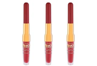 Lipgloss Disney Alice in Wonderland 2in1 Lip Liner & Gloss, 3-tlg. van Catrice in Rood – productfoto 1 van 4