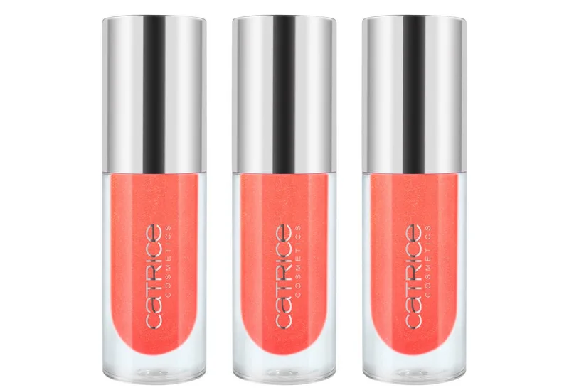 Lipgloss ETERNAL RED Cherry Bomb Lip Oil, 3-tlg., Satte Farbe, glänzendes Finish, geschmeidig mit Plumping-Effekt. fra Catrice i Lyserød – produktbillede 1 af 5