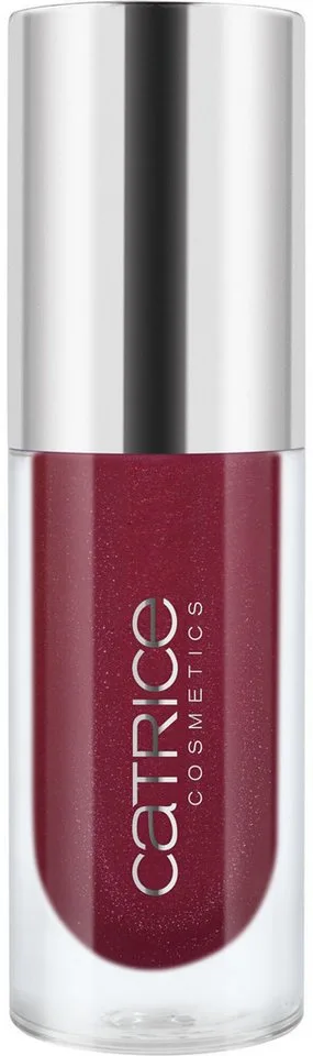 Lipgloss ETERNAL RED Cherry Bomb Lip Oil, 3-tlg., Satte Farbe, glänzendes Finish, geschmeidig mit Plumping-Effekt. de Catrice en Rouge – photo du produit 3 sur 5