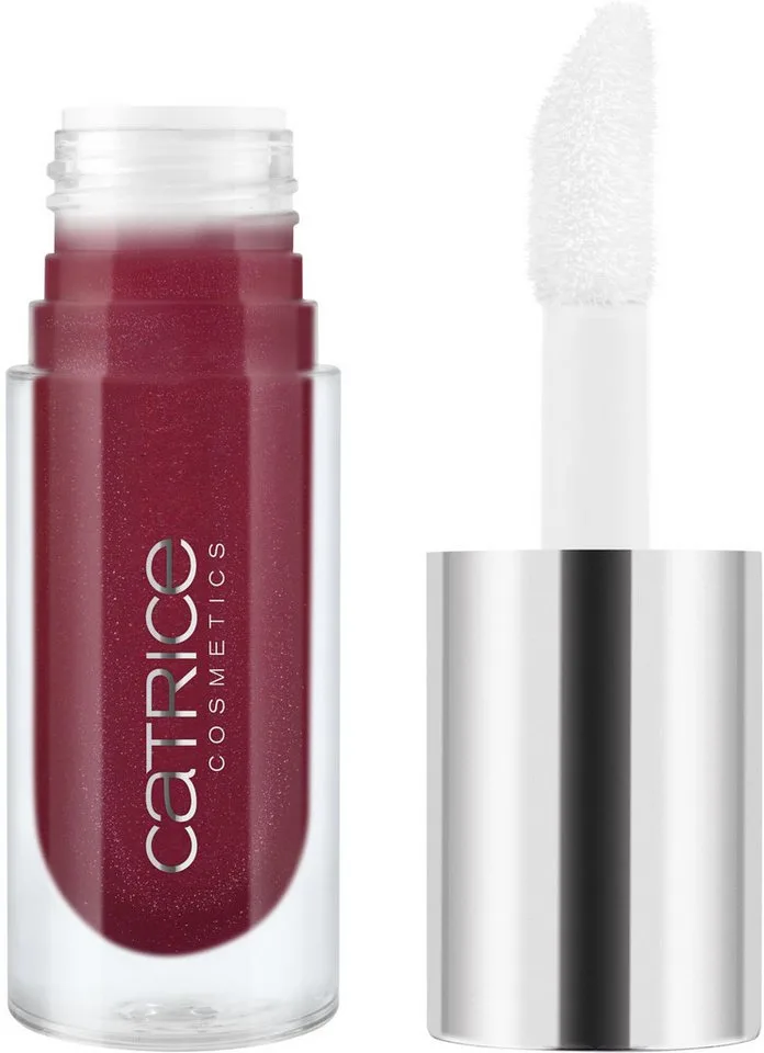 Lipgloss ETERNAL RED Cherry Bomb Lip Oil, 3-tlg., Satte Farbe, glänzendes Finish, geschmeidig mit Plumping-Effekt. de Catrice en Rouge – photo du produit 2 sur 5