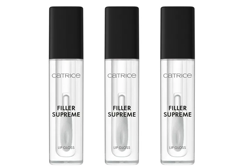 Lipgloss FILLER SUPREME LIP GLOSS, 3-tlg., für vollere Lippen und ein glänzendes Finish fra Catrice i Hvid – produktbillede 1 af 5