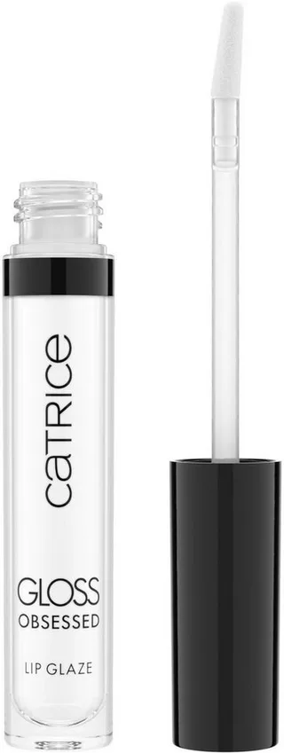 Lipgloss GLOSS OBSESSED LIP GLAZE, 3-tlg., angereichert mit Macadamia-Samenöl und Vitamin E, pflegt die Lippen fra Catrice i Hvid – produktbillede 2 af 5