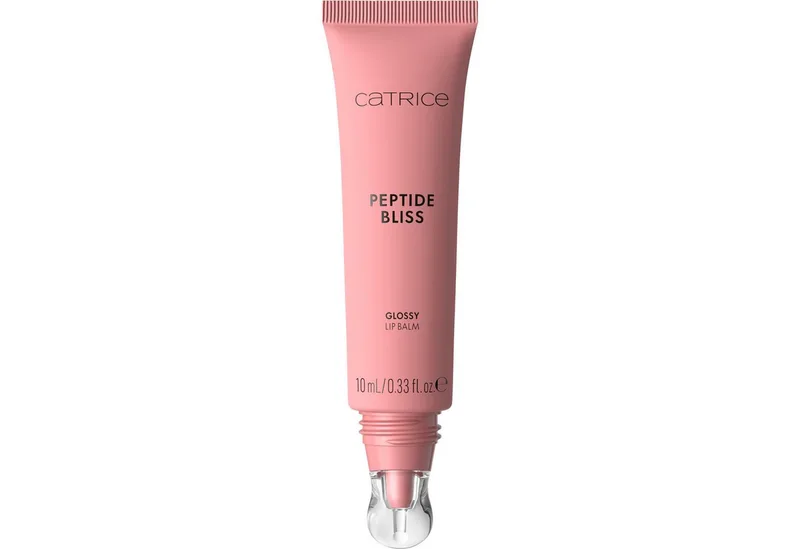 Lipgloss PEPTIDE BLISS GLOSSY LIP BALM, 3-tlg., für sinnlich aussehende Lippen von Catrice in Rosa – Produktfoto 2 von 5