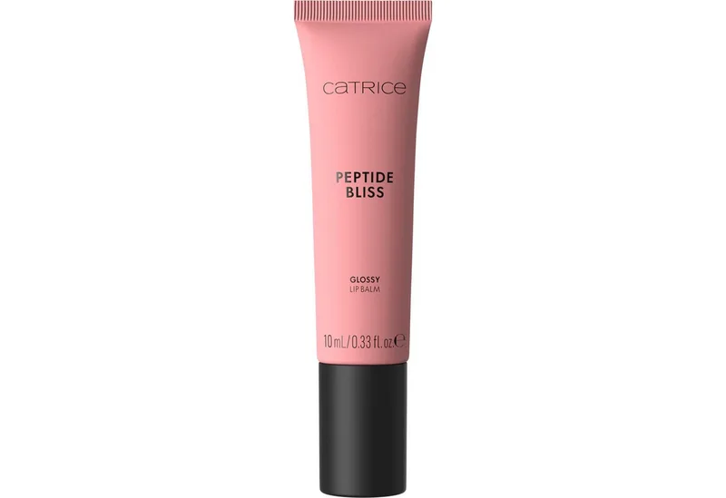 Lipgloss PEPTIDE BLISS GLOSSY LIP BALM, 3-tlg., für sinnlich aussehende Lippen von Catrice in Rosa – Produktfoto 3 von 5