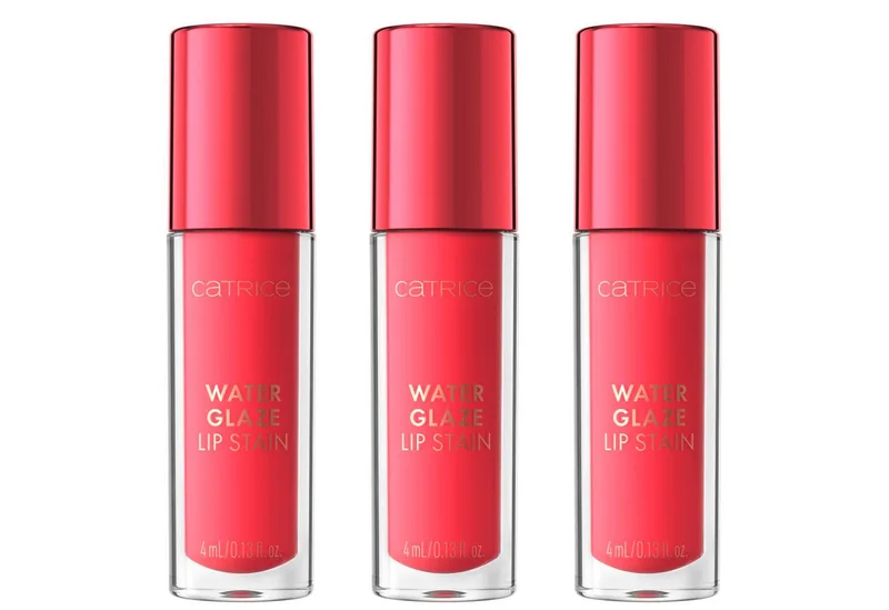 Lipgloss Water Glaze Lip Stain, 3-tlg. van Catrice in Roze – productfoto 1 van 5