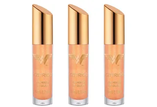 Lipgloss Wonder Woman Shimmer Lip Glaze, 3-tlg., Hochglanz-Mix aus Lippenöl und Gloss, pflegt und spendet Feuchtigkeit. by Catrice in Beige – product photo 1 of 5