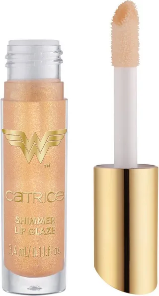 Lipgloss Wonder Woman Shimmer Lip Glaze, 3-tlg., Hochglanz-Mix aus Lippenöl und Gloss, pflegt und spendet Feuchtigkeit. by Catrice in Beige – product photo 2 of 5