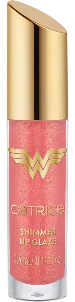 Lipgloss Wonder Woman Shimmer Lip Glaze, 3-tlg., Hochglanz-Mix aus Lippenöl und Gloss, pflegt und spendet Feuchtigkeit. by Catrice in Pink – product photo 3 of 5