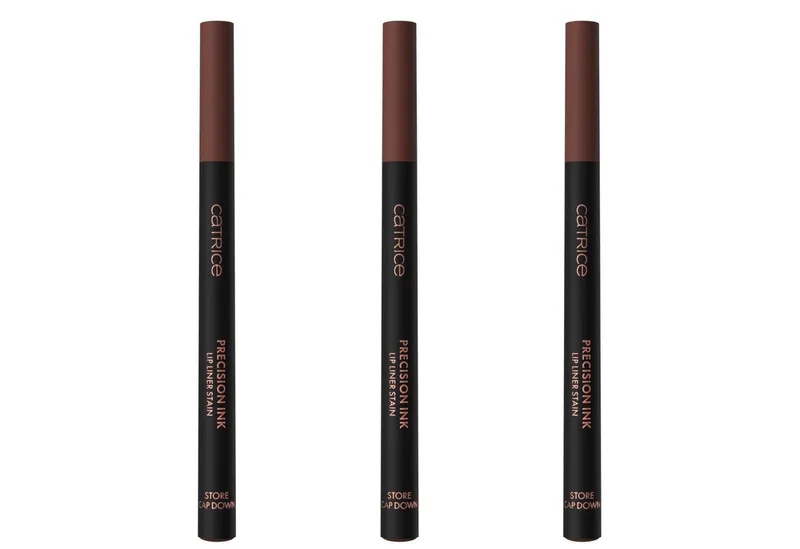 Lipliner Precision Ink Lip Liner Stain, 3-tlg. von Catrice in Braun – Produktfoto 1 von 5
