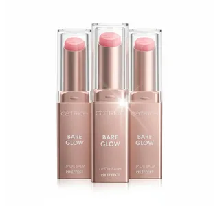 Lippenbalsam Bare Glow Lip Oil Balm, 3-tlg. von Catrice in Rosa – Produktfoto 1 von 5