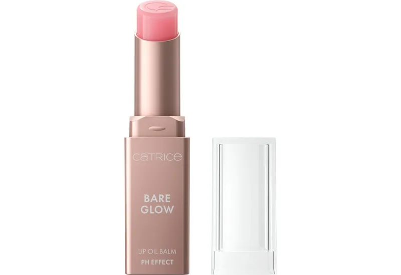Lippenbalsam Bare Glow Lip Oil Balm, 3-tlg. von Catrice in Rosa – Produktfoto 2 von 5